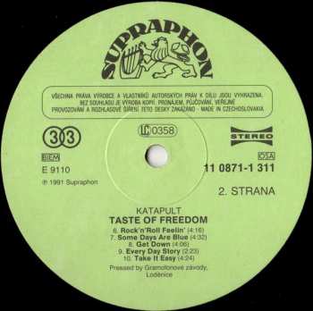 LP Katapult: Taste Of Freedom