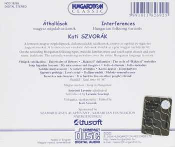 CD Katalin Szvorák: Áthallások - Magyar Népdalvariánsok = Interferences - Variants Of Hungarian Folk Songs