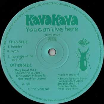 LP Kava Kava: You Can Live Here