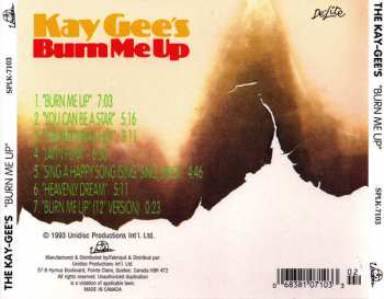 CD The Kay-Gees: Burn Me Up
