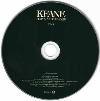3CD/SP/Zestaw pudełkowy Keane: Hopes And Fears 20 DLX | LTD