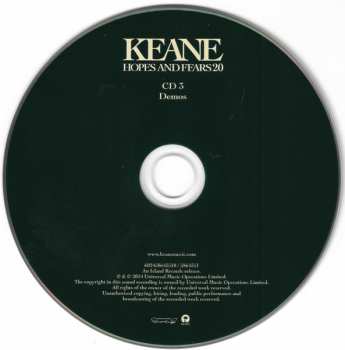 3CD/SP/Zestaw pudełkowy Keane: Hopes And Fears 20 DLX | LTD
