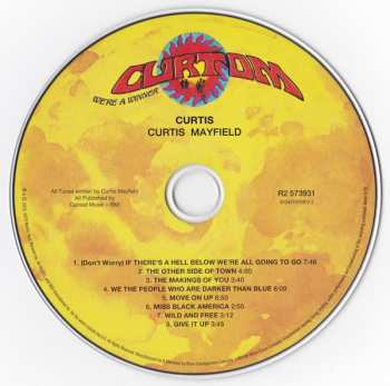 4CD/Zestaw pudełkowy Curtis Mayfield: Keep On Keeping On: Curtis Mayfield Studio Albums 1970-1974