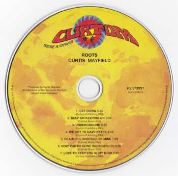 4CD/Zestaw pudełkowy Curtis Mayfield: Keep On Keeping On: Curtis Mayfield Studio Albums 1970-1974