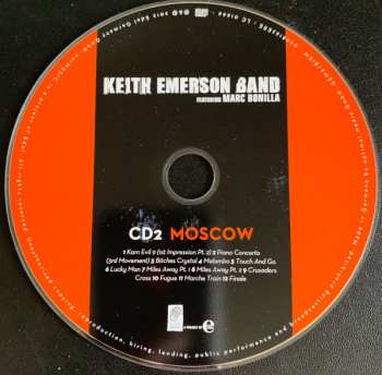 2CD Keith Emerson Band: Keith Emerson Band // Moscow DIGI