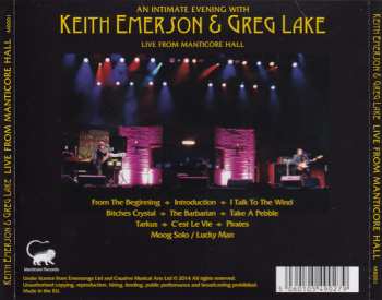 CD Greg Lake: Live From Manticore Hall