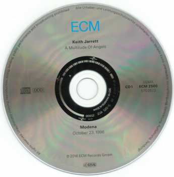 4CD/Zestaw pudełkowy Keith Jarrett: A Multitude Of Angels
