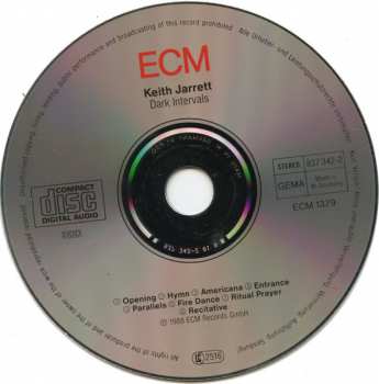 CD Keith Jarrett: Dark Intervals