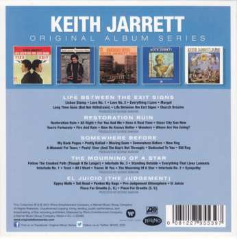 5CD/Zestaw pudełkowy Keith Jarrett: Original Album Series