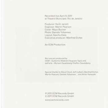 2CD Keith Jarrett: Rio