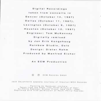 CD Keith Jarrett Trio: Changeless