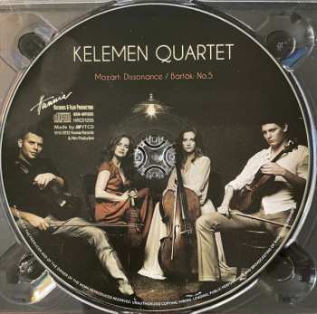 CD Wolfgang Amadeus Mozart: Dissonance / Quartet N°5