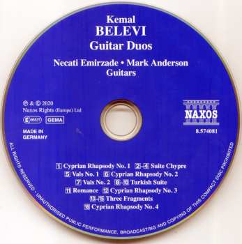 CD Kemal Belevi: Guitar Duos