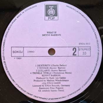 LP Kenny Barron: What If?