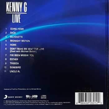 CD Kenny G: Live LTD