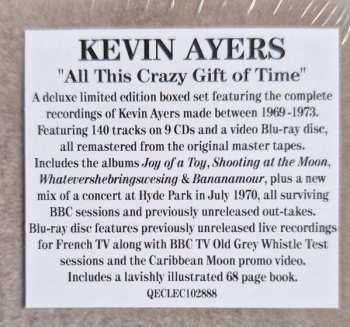 9CD/Zestaw pudełkowy/Blu-ray Kevin Ayers: All This Crazy Gift Of Time (The Recordings 1969-1973) LTD