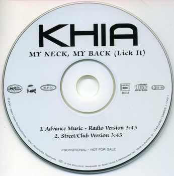 CD Khia: My Neck, My Back (Lick It)