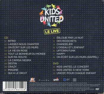 CD/DVD/Zestaw pudełkowy Kids United: Le Live DIGI