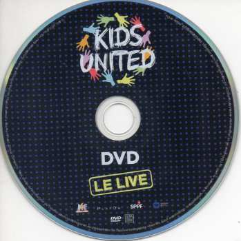 CD/DVD/Zestaw pudełkowy Kids United: Le Live DIGI