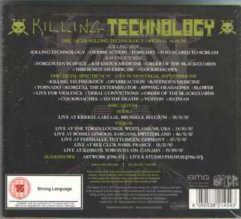 2CD/DVD Voïvod: Killing Technology DLX