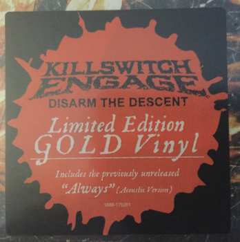 2LP Killswitch Engage: Disarm The Descent  CLR | LTD