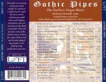 CD Kimberly Marshall: Gothic Pipes: The Earliest Organ Music 