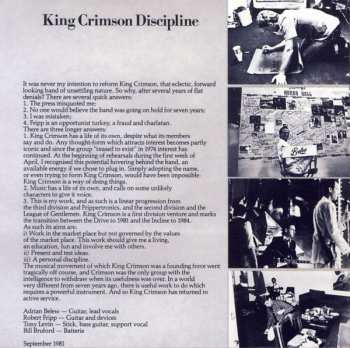 CD King Crimson: Discipline