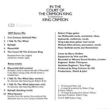 CD/DVD King Crimson: In The Court Of The Crimson King - An Observation By King Crimson