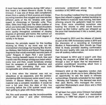 2CD King Crimson: Live At The Marquee (August 10, 1971)