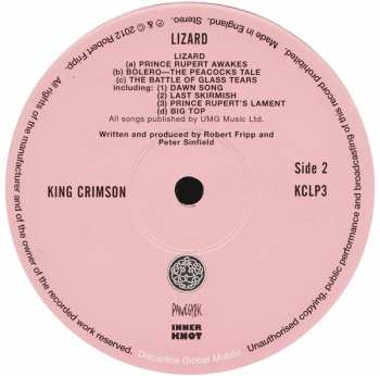 LP King Crimson: Lizard