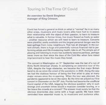 2CD King Crimson: Music Is Our Friend (Live In Washington And Albany, 2021)