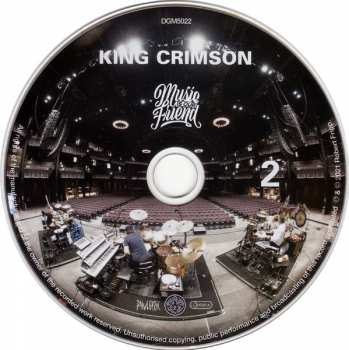 2CD King Crimson: Music Is Our Friend (Live In Washington And Albany, 2021)
