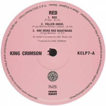 LP King Crimson: Red