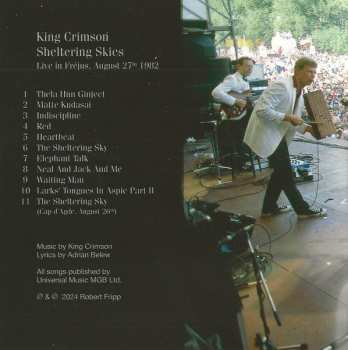CD King Crimson: Sheltering Skies (Live In Fréjus, August 27th 1982)