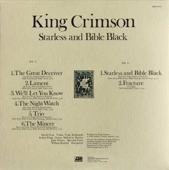 LP King Crimson: Starless And Bible Black