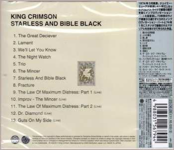 CD King Crimson: Starless And Bible Black