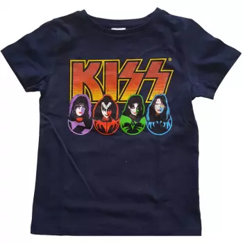 Koszulka dziecięca Logo Kiss, Faces & Icons 