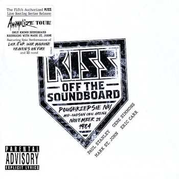 CD Kiss: Off The Soundboard Poughkeepsie NY Mid-Hudson Civic Arena November 28 November