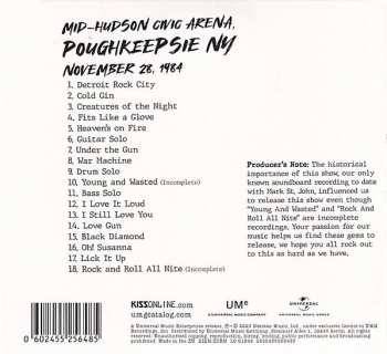 CD Kiss: Off The Soundboard Poughkeepsie NY Mid-Hudson Civic Arena November 28 November