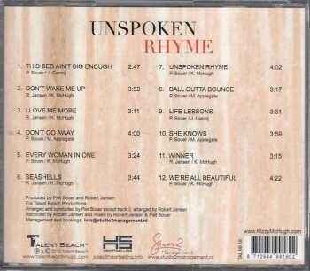 CD Kizzy McHugh: Unspoken Rhyme