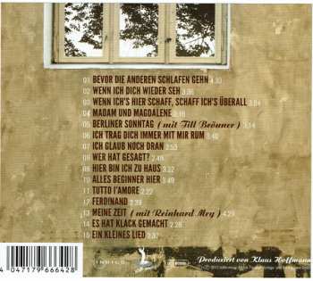 CD Klaus Hoffmann: Berliner Sonntag