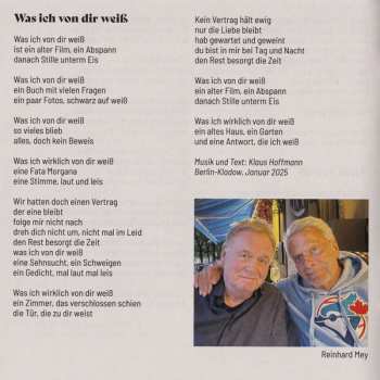 CD Klaus Hoffmann: Ich Bin