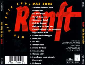 CD Klaus Renft Combo: Das Erbe Renft - Wer Die Rose Ehrt