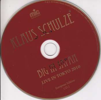 2CD/DVD Klaus Schulze: Big In Japan (Live In Tokyo 2010) DIGI