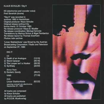 CD/DVD Klaus Schulze: Dig It