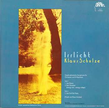 LP Klaus Schulze: Irrlicht
