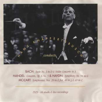 CD Knappertsbusch: Knappertsbusch Conducts Bach