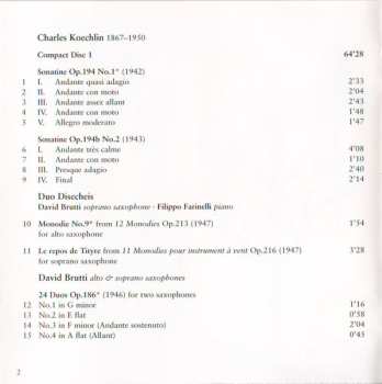 3CD Charles Koechlin: Complete Music For Saxophone