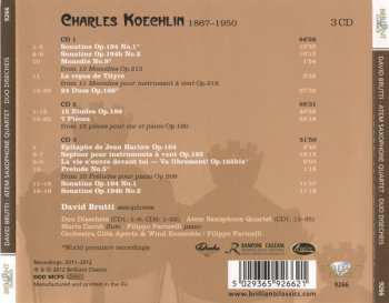 3CD Charles Koechlin: Complete Music For Saxophone