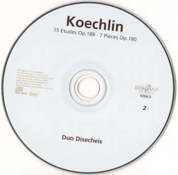 3CD Charles Koechlin: Complete Music For Saxophone